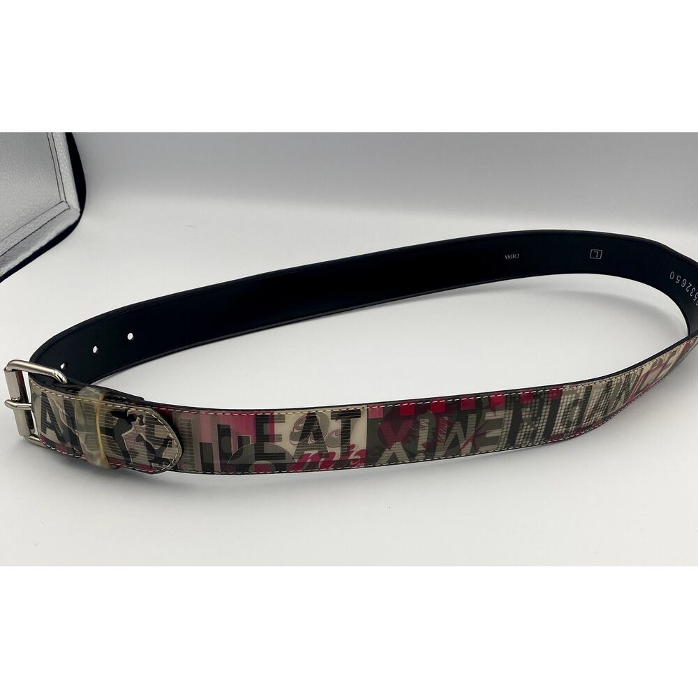 Dj Festival Vintage Lenticular Belt Size Large